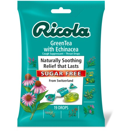 Ricola Ricola Ech. Green Tea Throat Drops 19 Count, PK24 2722